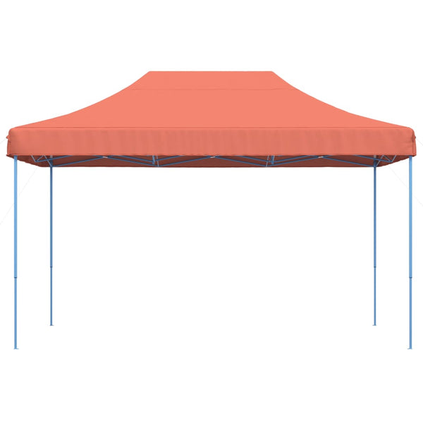 Tenda para festas pop-up dobrável 440x292x315 cm terracotta