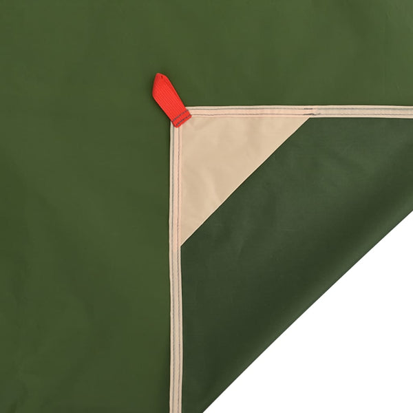 Toalha de piquenique com estacas 205x155 cm verde