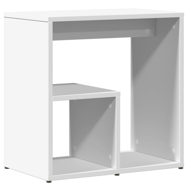 Mesas de apoio 2 pcs 50x30x50 cm derivados de madeira branco