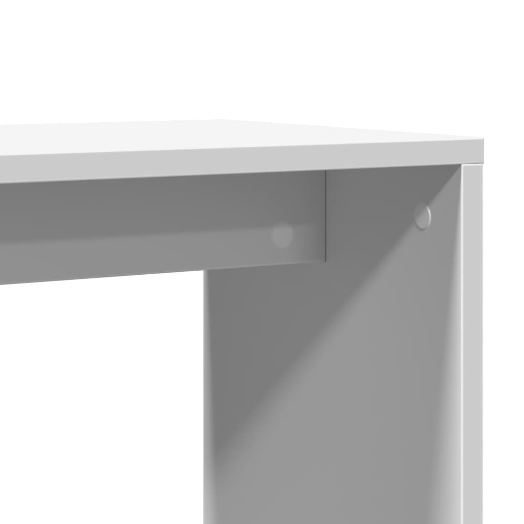 Mesas de apoio 2 pcs 50x30x50 cm derivados de madeira branco