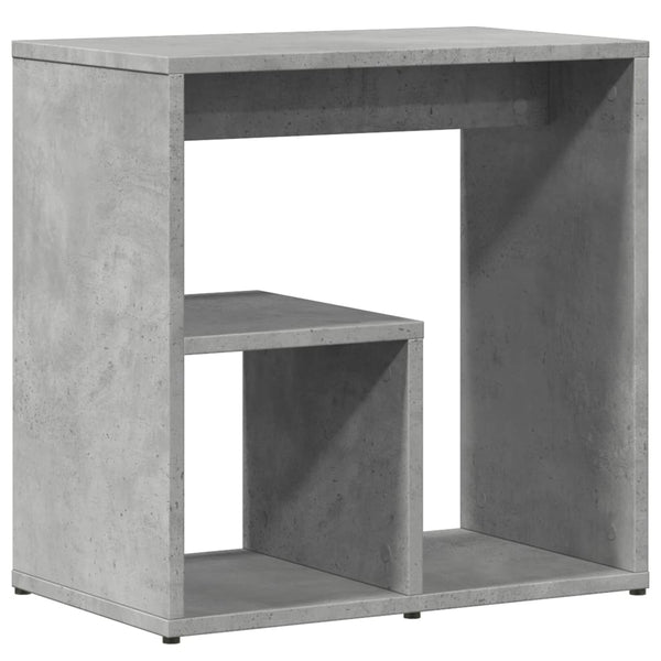Mesas de apoio 2 pcs 50x30x50cm deriv. madeira cinzento-cimento