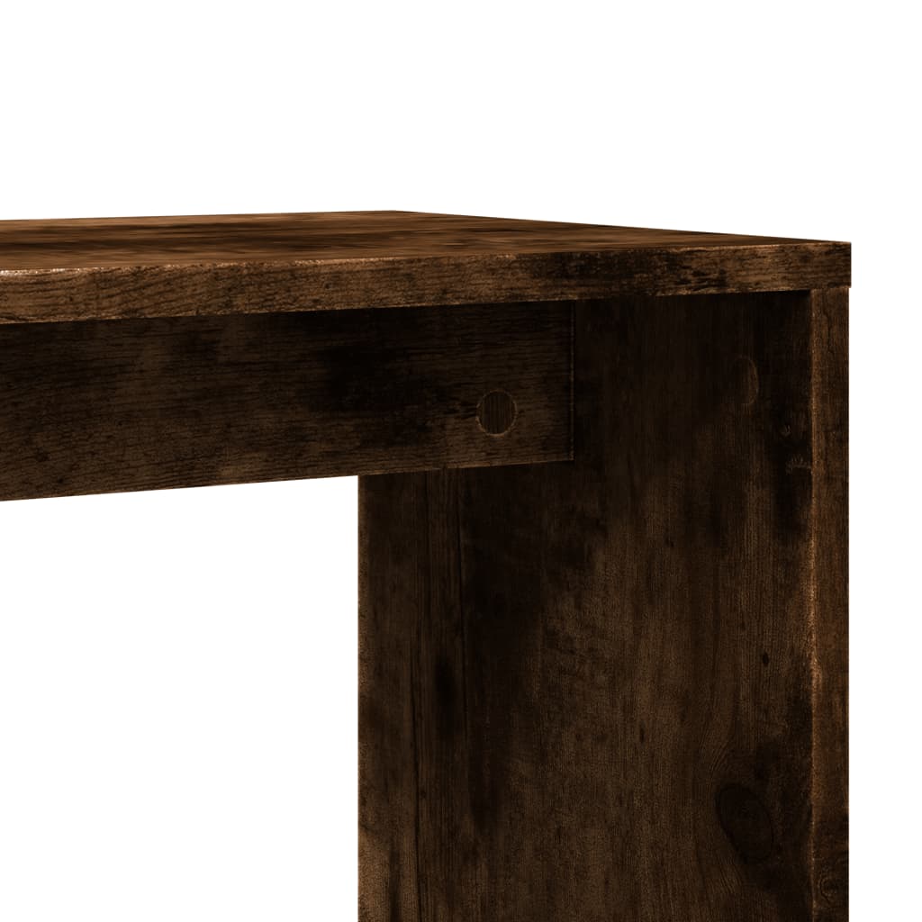 Mesa de apoio 50x30x50 cm derivados de madeira carvalho fumado