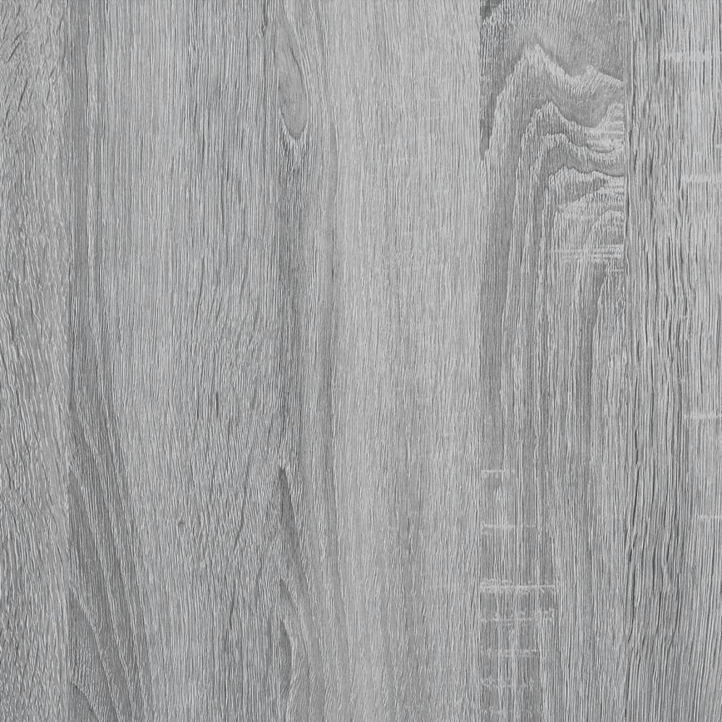 Mesa de apoio 50x30x50 cm derivados de madeira cinzento sonoma