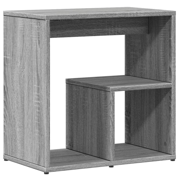 Mesas de apoio 2 pcs 50x30x50 cm derivados madeira cinza sonoma