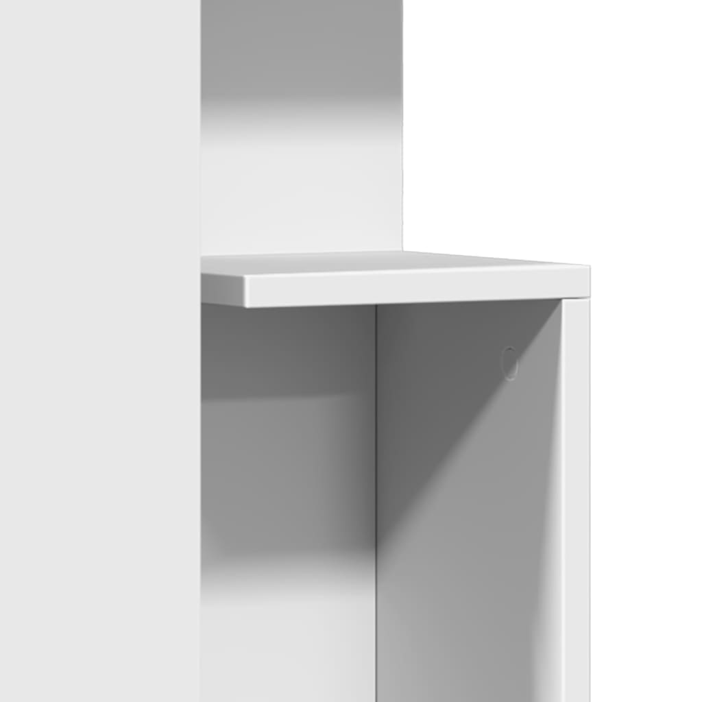 Mesa de apoio 35x35x60 cm derivados de madeira branco