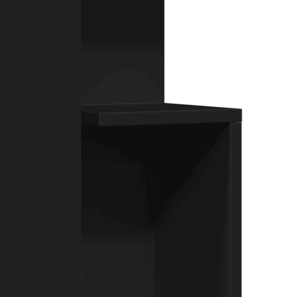 Mesa de apoio 35x35x60 cm derivados de madeira preto