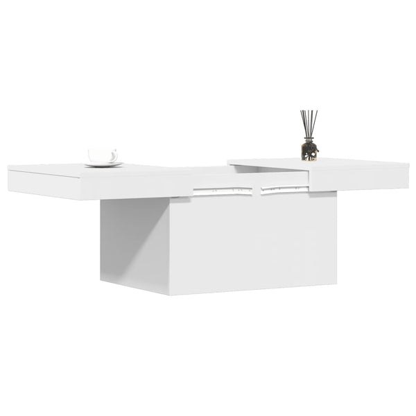 Mesa de centro 80x55x40 cm derivados de madeira branco