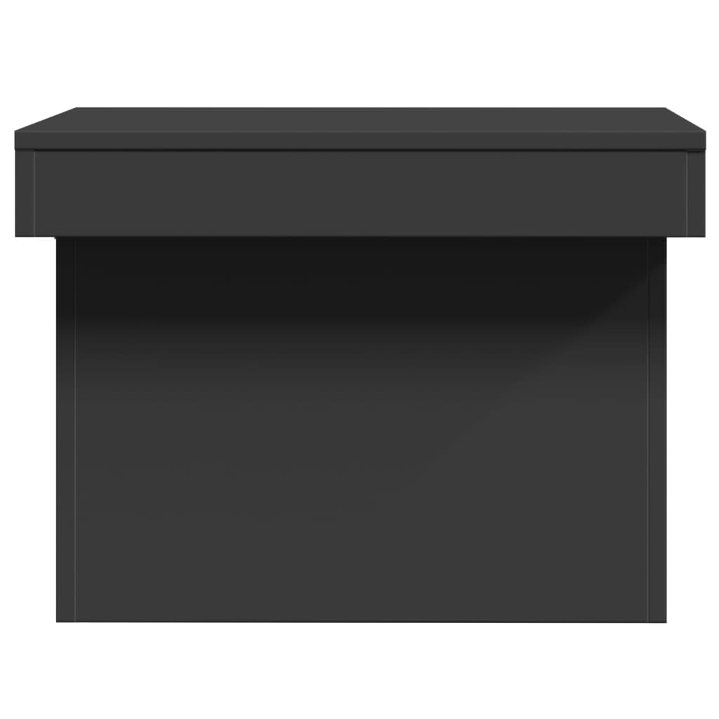 Mesa de centro 80x55x40 cm derivados de madeira preto