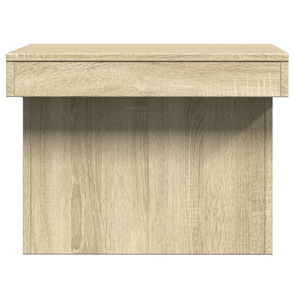 Mesa de centro 80x55x40 derivados de madeira carvalho sonoma
