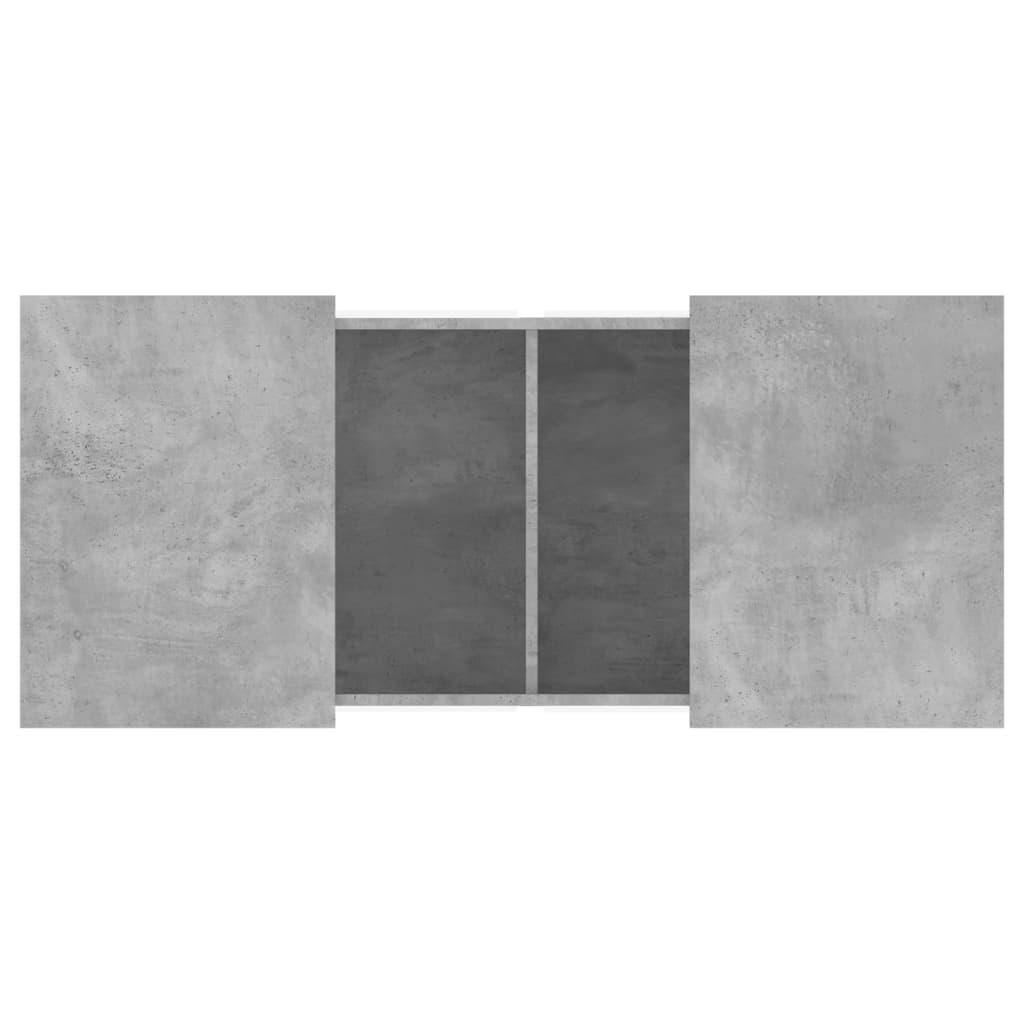 Mesa de centro 80x55x40 cm derivados de madeira cinza cimento