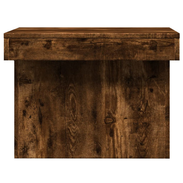 Mesa de centro 80x55x40 cm derivados de madeira carvalho fumado