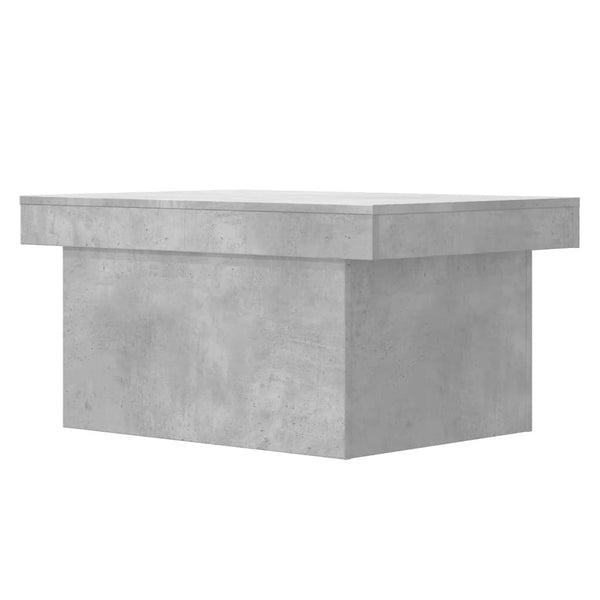 Mesa de centro 100x55x40 derivados de madeira cinzento cimento