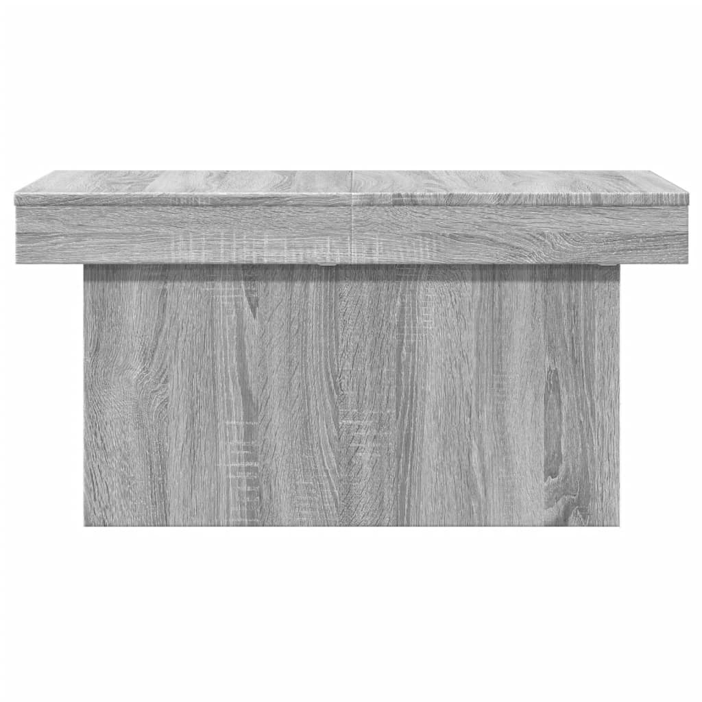 Mesa de centro 100x55x40 cm derivados de madeira cinza sonoma