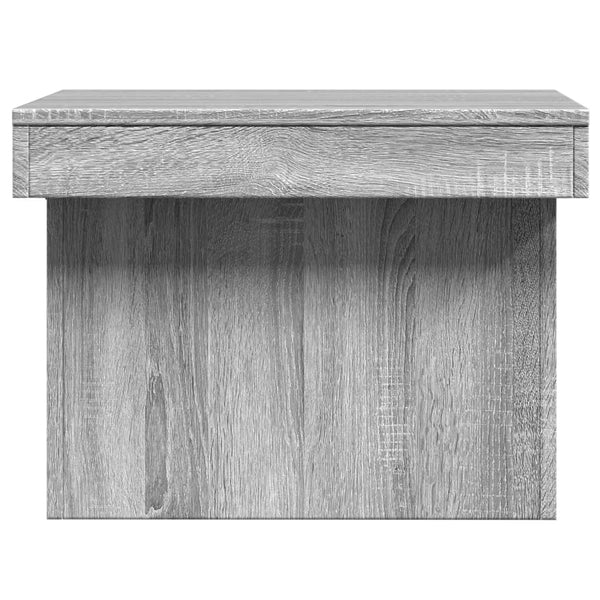 Mesa de centro 100x55x40 cm derivados de madeira cinza sonoma
