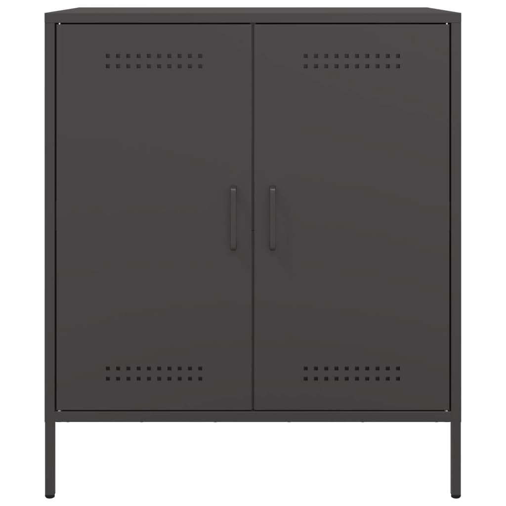 Aparador 68x39x79 cm aço preto