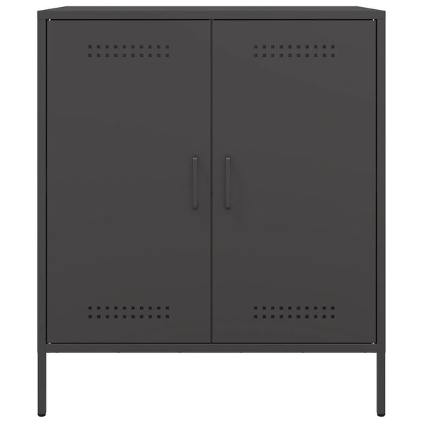 Aparador 68x39x79 cm aço preto