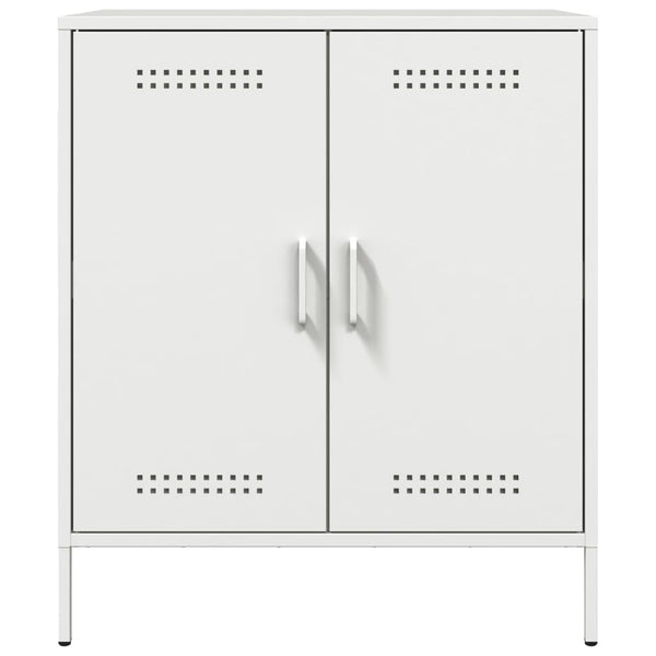 Aparador 68x39x79 cm aço branco