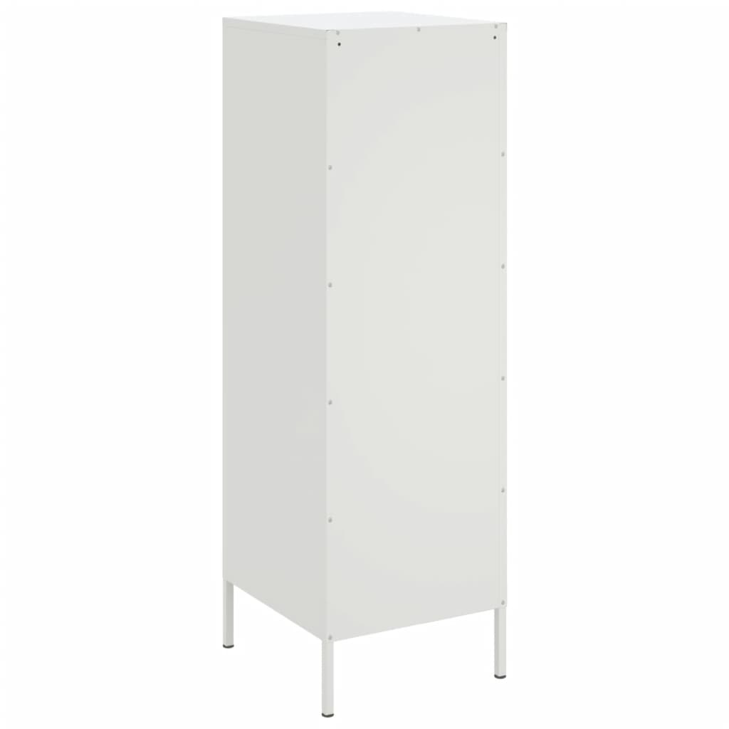 Aparador alto 36x39x113 cm aço branco