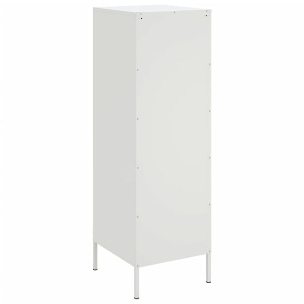 Aparador alto 36x39x113 cm aço branco