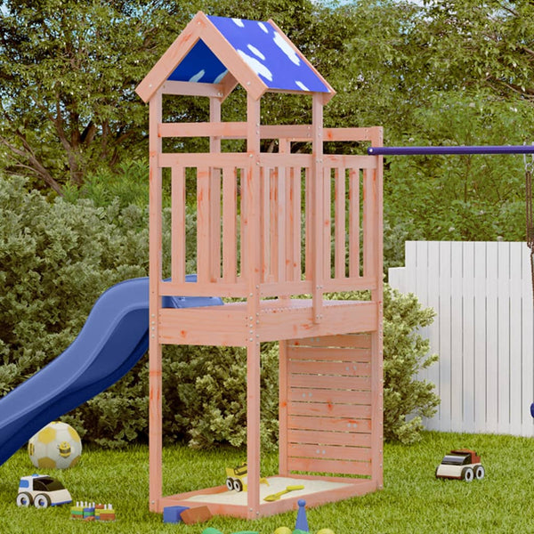 Torre brincar + parede escalar 110,5x52,5x215cm madeira douglas