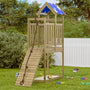 Torre de brincar 110,5x52,5x215 cm madeira de pinho impregnada