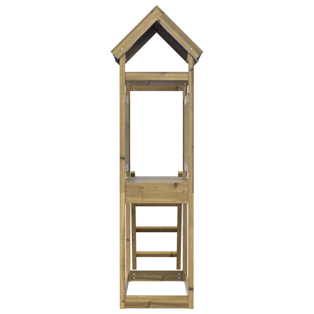 Torre de brincar com escada 110,5x52,5x215 cm pinho impregnado