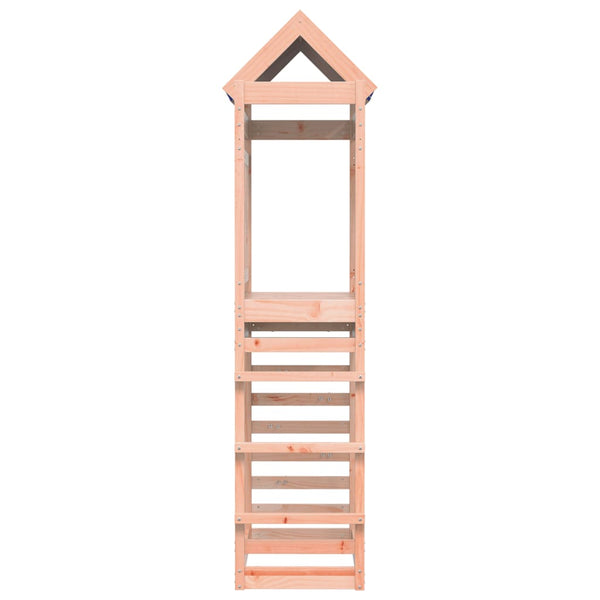 Torre brincar c/ parede escalar 85x52,5x239 cm abeto-de-douglas
