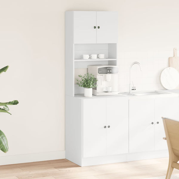 Armário de cozinha 60x50x180 cm derivados de madeira branco