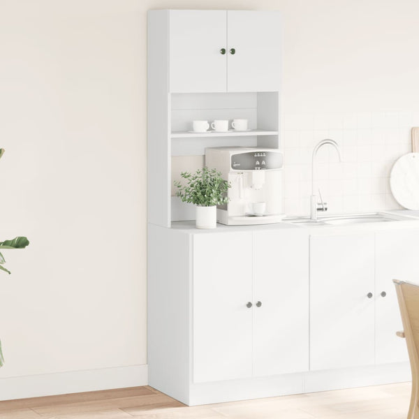 Armário de cozinha 60x50x180 cm derivados de madeira branco