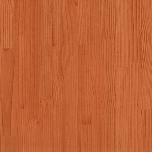 Mesa de centro 55x55x40 cm madeira pinho maciça castanho mel