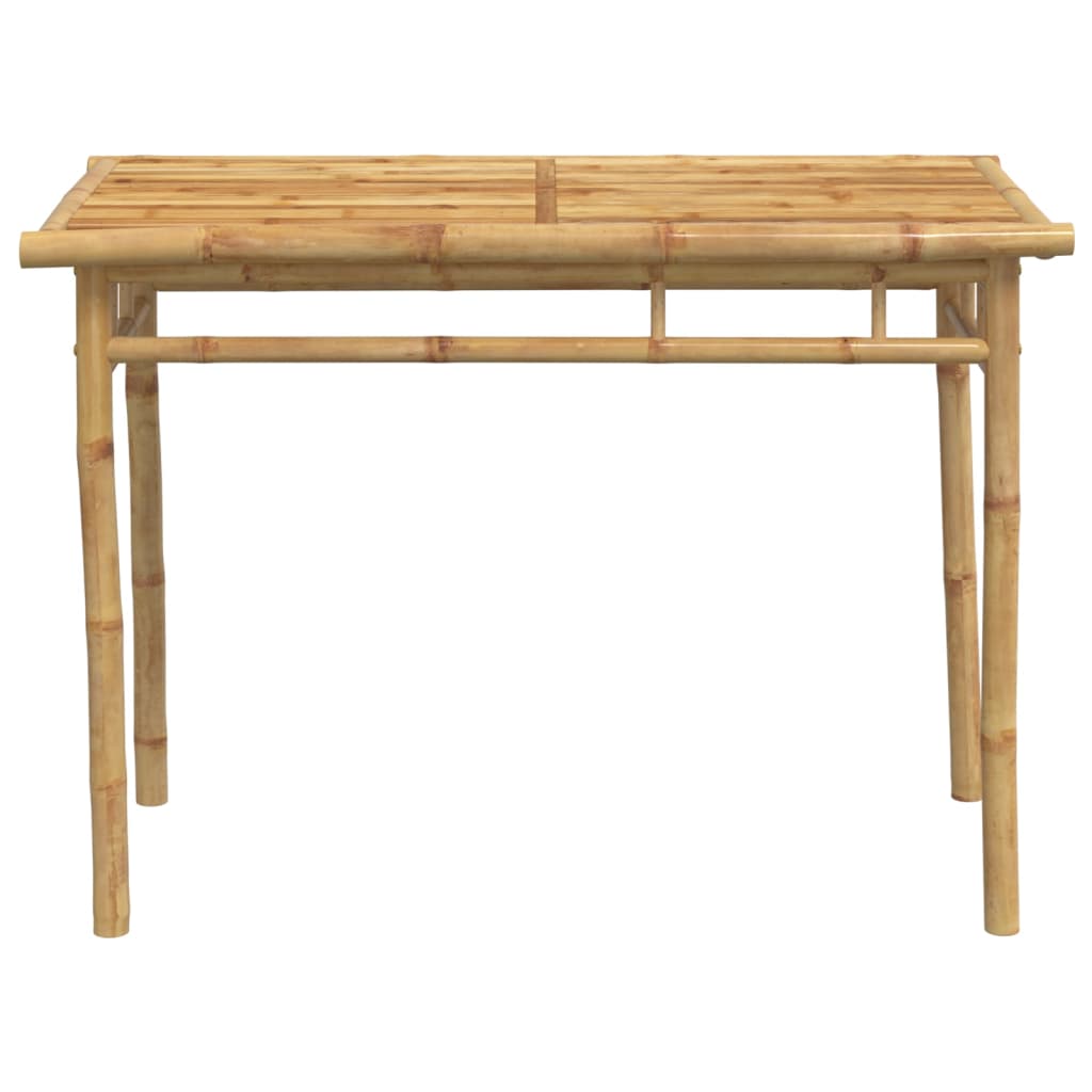 Mesa de jantar para jardim 110x55x75 cm bambu