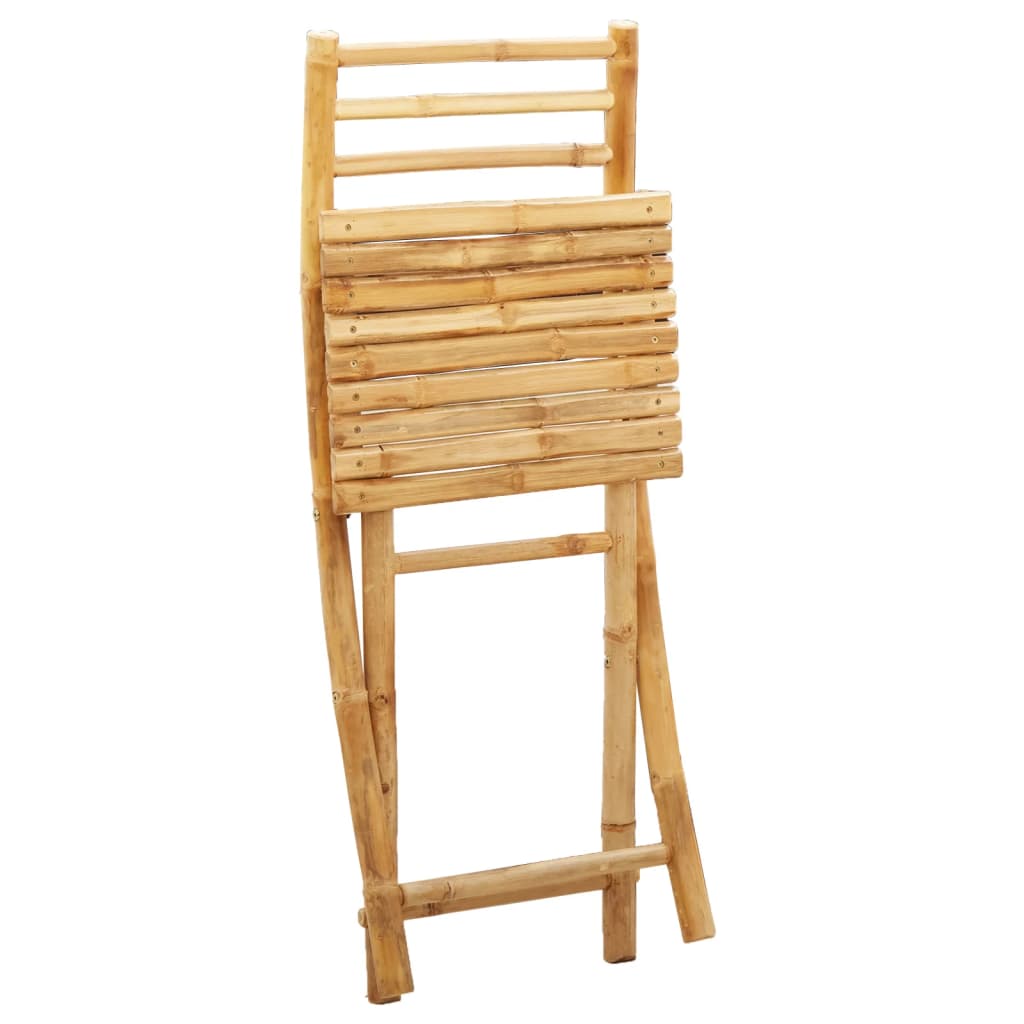 Cadeiras de jardim dobráveis 2 pcs 43x54x88 cm bambu