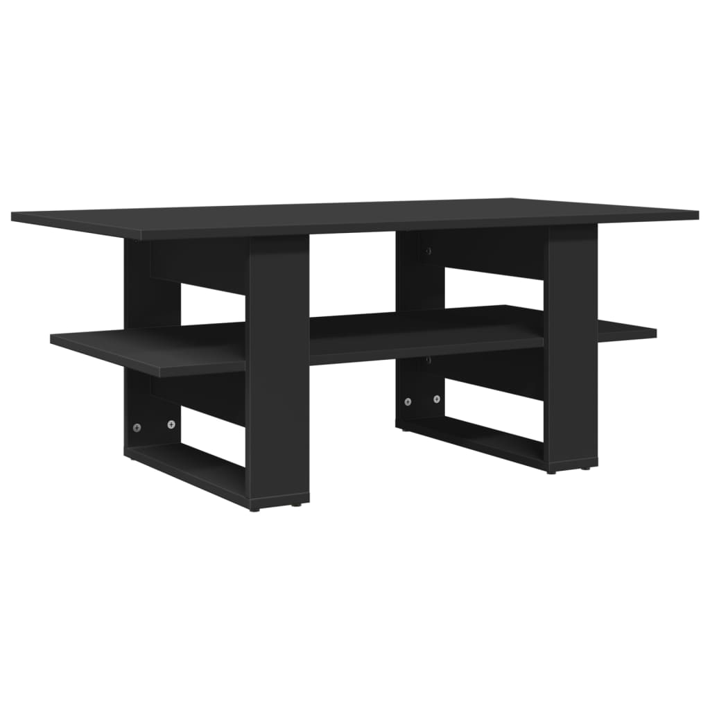 Mesa de centro 102x55x42 cm derivados de madeira preto