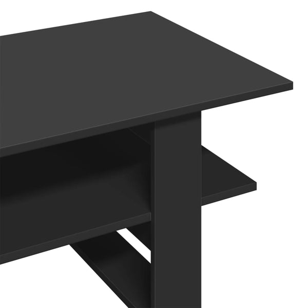 Mesa de centro 102x55x42 cm derivados de madeira preto