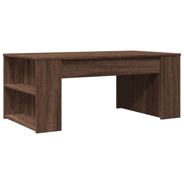 Mesa centro 102x55x42 cm derivados de madeira carvalho castanho