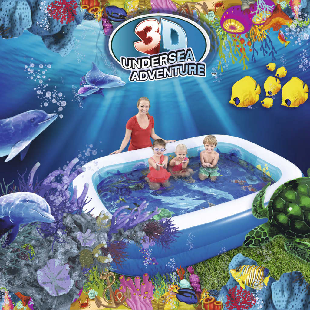 Bestway Piscina insuflável Undersea Adventure 54177