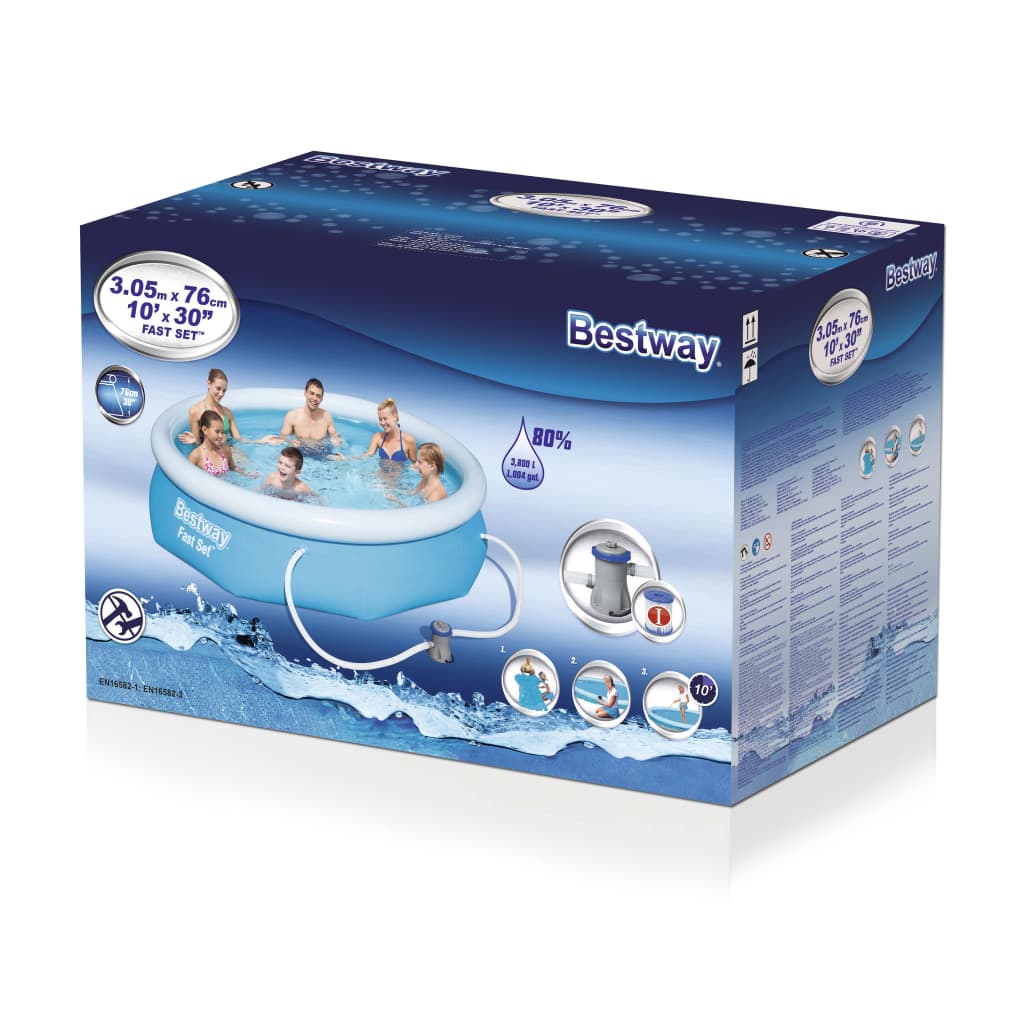 Bestway Fast Set pool set 305x76 cm 57270