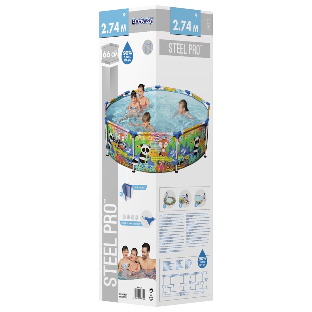 Piscina Bestway Steel Pro MAX 274x66 cm