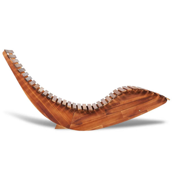 Espreguiçadeira de baloiçar, madeira de acácia