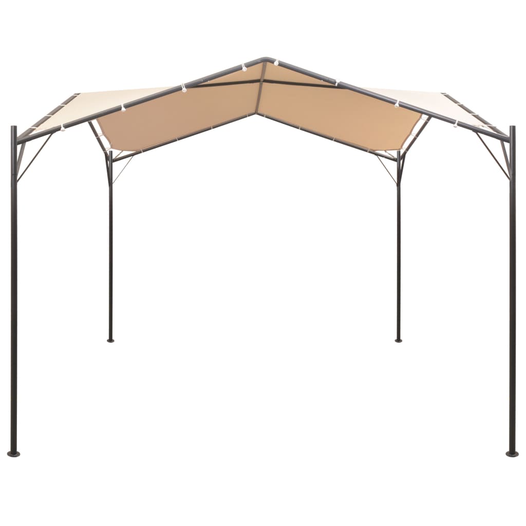 Gazebo tenda com toldo 4x4 m aço bege