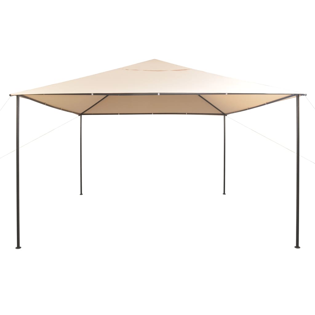 Gazebo tenda com toldo 4x4 m aço bege