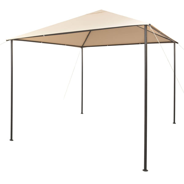 Gazebo tenda com toldo 3x3 m aço bege