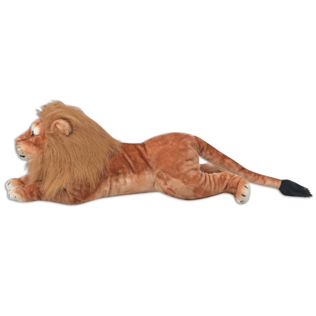 Leão de peluche, castanho, XXL