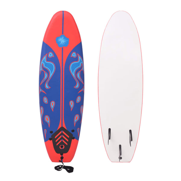 Blue and red surfboard 170 cm