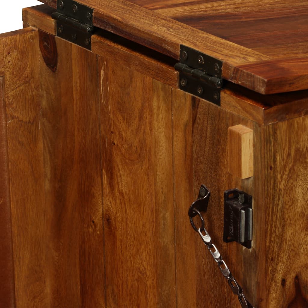 Armário de bar madeira sheesham maciça 85x40x95 cm