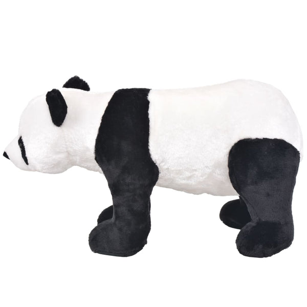 Panda de peluche XXL en blanco y negro