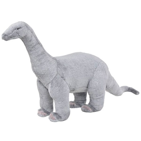 Brachiosaurus Dinosaur Plush Toy Gray XXL