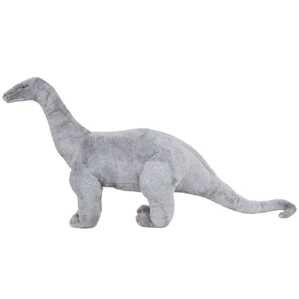 Brachiosaurus Dinosaur Plush Toy Gray XXL