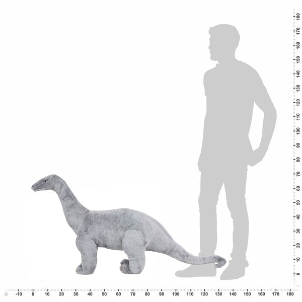 Peluche Dinosaurio Braquiosaurio Gris XXL