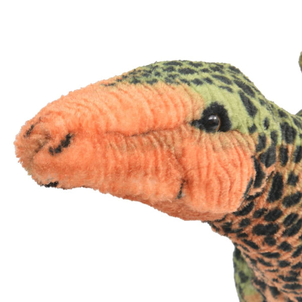 Peluche Stegosaurus XXL verde y naranja